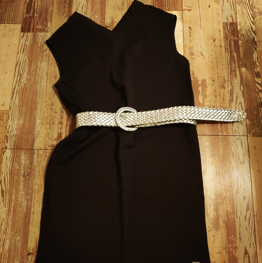 NWOT AClassic straight cut black dress